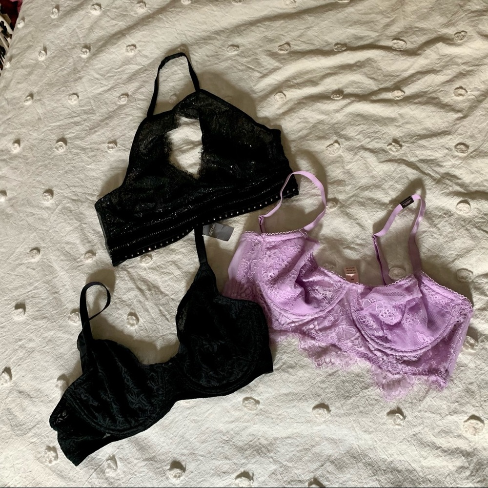 VIctoria’s Secret Aerie Bra Bundle Unlined NWT